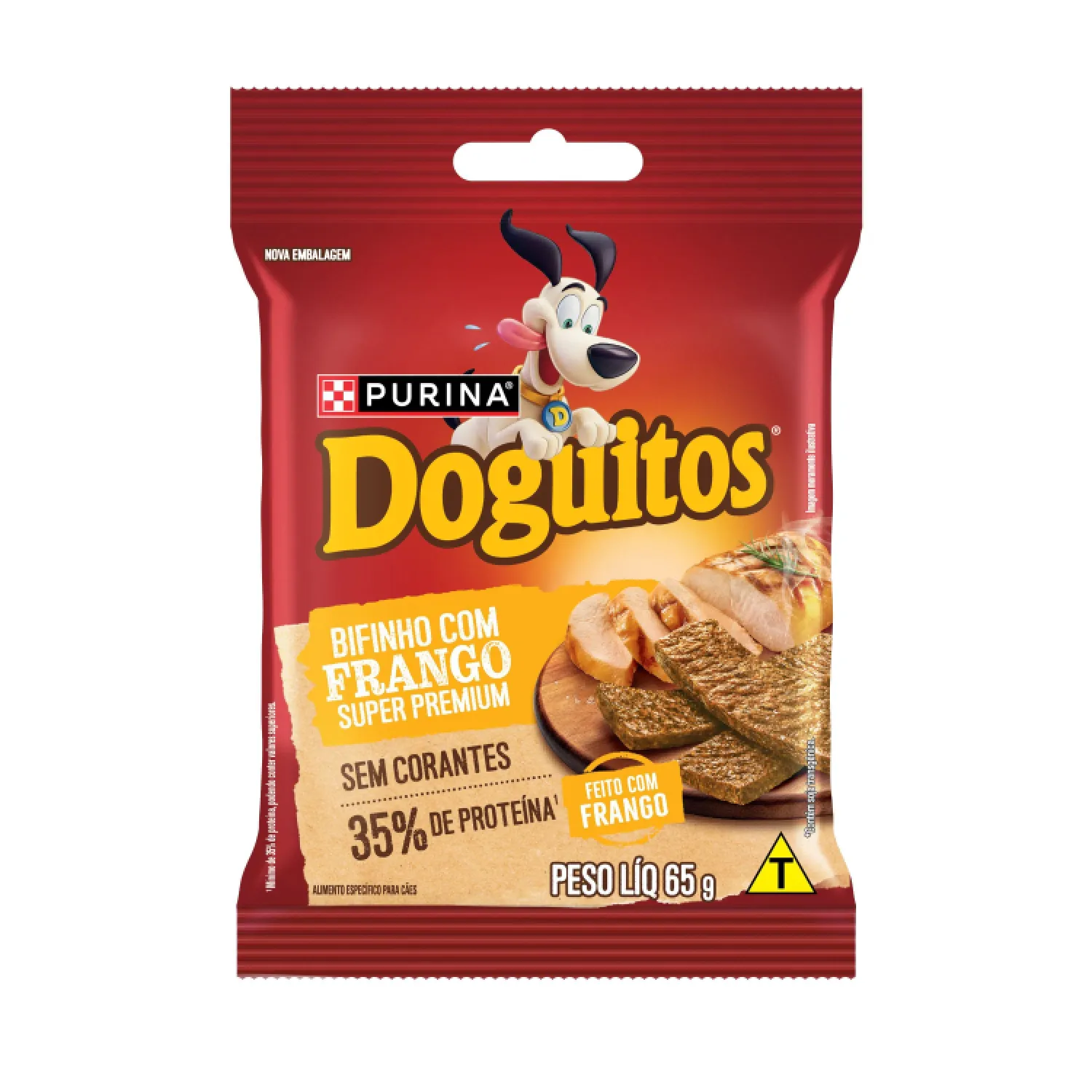 Petisco Cães Doguitos Rodízio Frango Purina